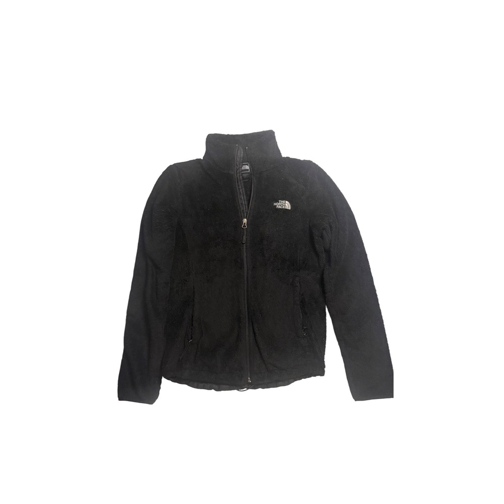 The North Face Black Fleece Jacket Womens XS TP Full Zip Pockets‎ Cozy Warm